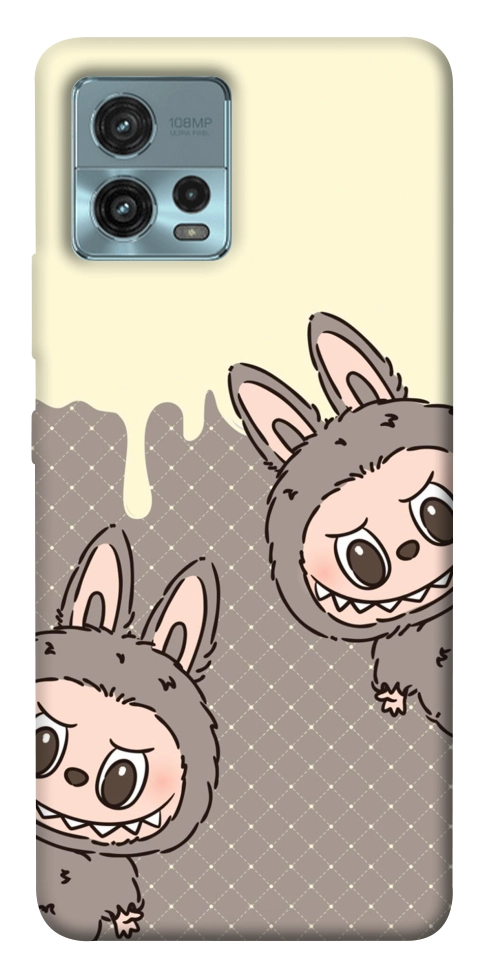 Чехол Labubu twins для Motorola Moto G72