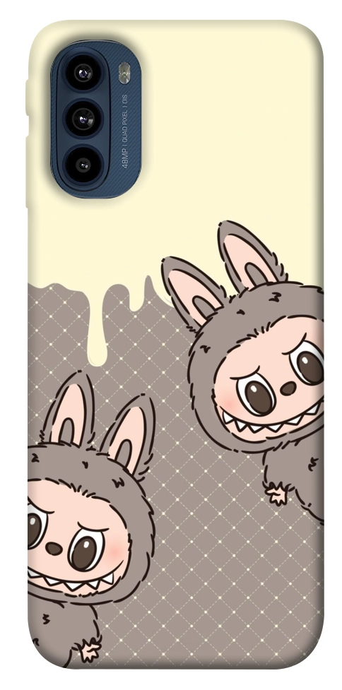 Чохол Labubu twins для Motorola Moto G41