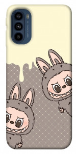 Чохол Labubu twins для Motorola Moto G41