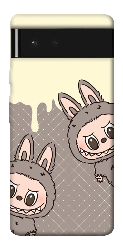 Чехол Labubu twins для Google Pixel 6