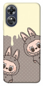 Чохол Labubu twins для Oppo A17