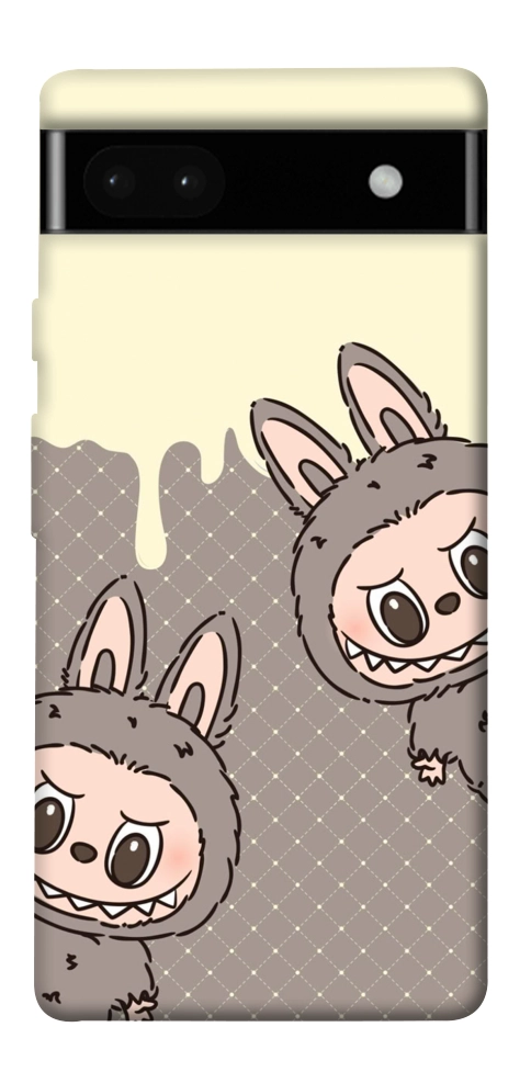 Чехол Labubu twins для Google Pixel 6A