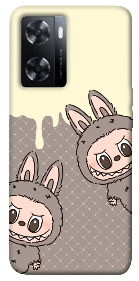 Чохол Labubu twins для Oppo A77s