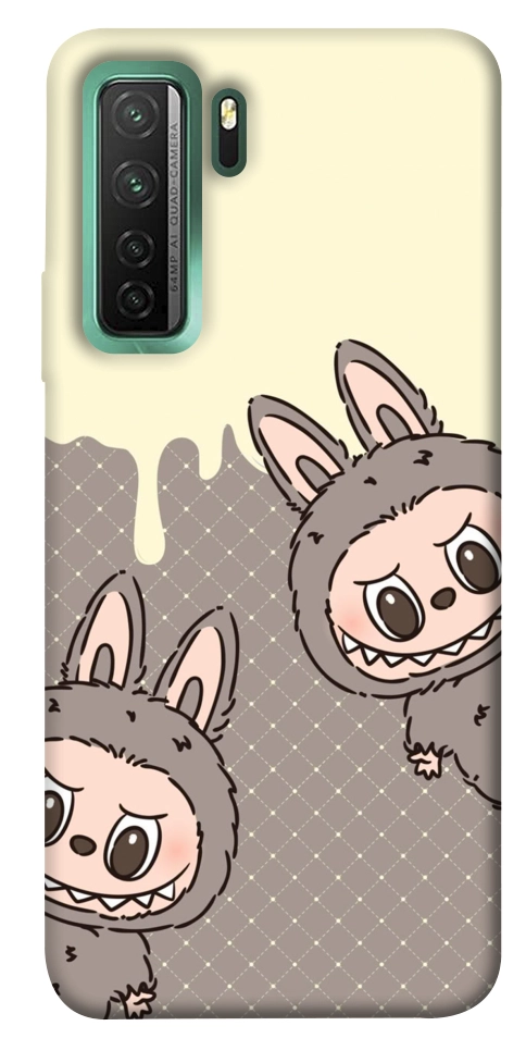 Чохол Labubu twins для Huawei nova 7 SE
