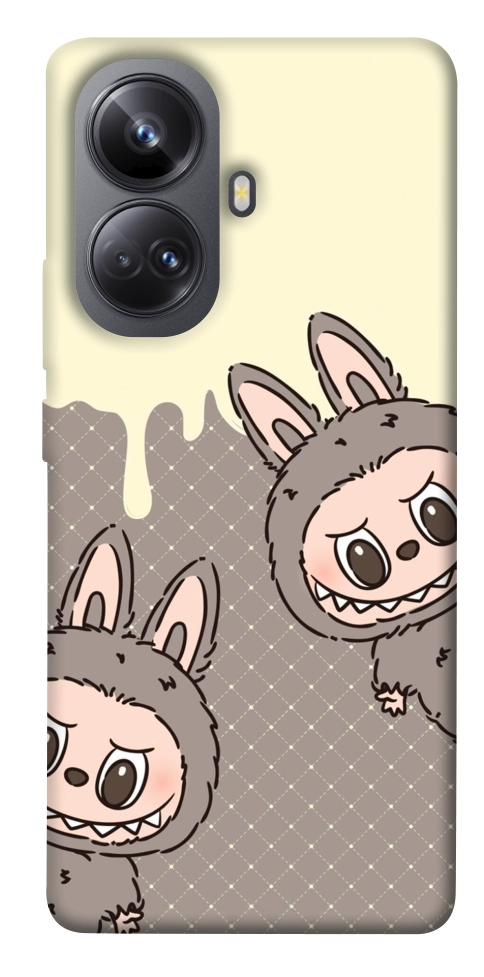 Чохол Labubu twins для Realme 10 Pro+
