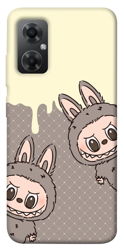 Чехол Labubu twins для Xiaomi Redmi Note 11R