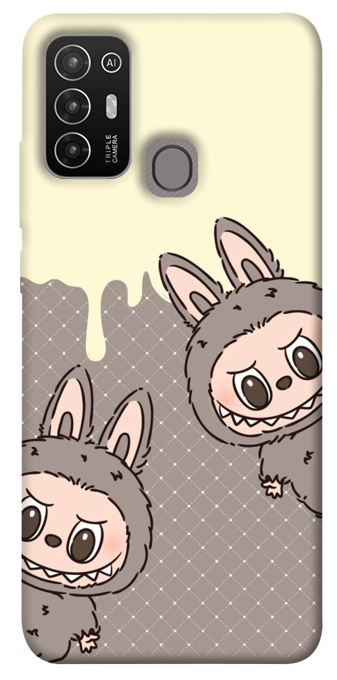 Чехол Labubu twins для ZTE Blade A52