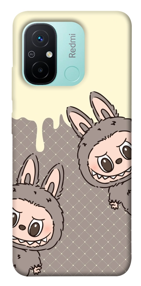 Чехол Labubu twins для Xiaomi Redmi 12C