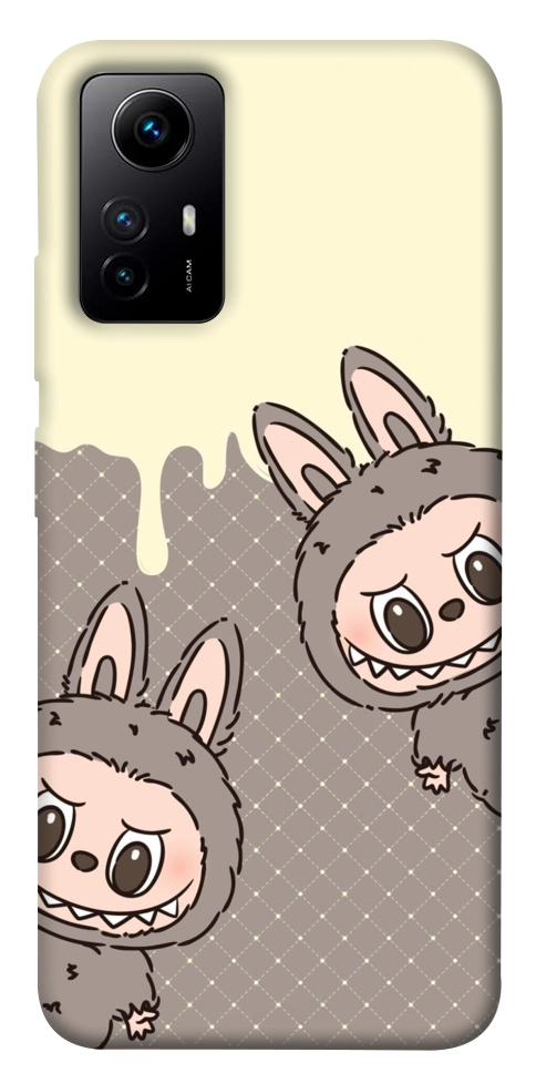 Чохол Labubu twins для Xiaomi Redmi Note 12S