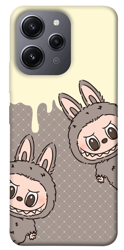 Чохол Labubu twins для Xiaomi Redmi 12