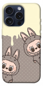 Чехол Labubu twins для iPhone 15 Pro