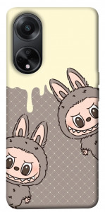 Чохол Labubu twins для Oppo A58 4G