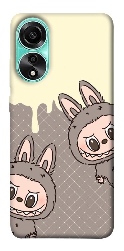Чохол Labubu twins для Oppo A78 4G