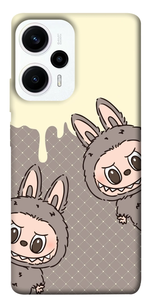 Чохол Labubu twins для Xiaomi Poco F5