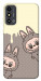 Чехол Labubu twins для ZTE Blade A53