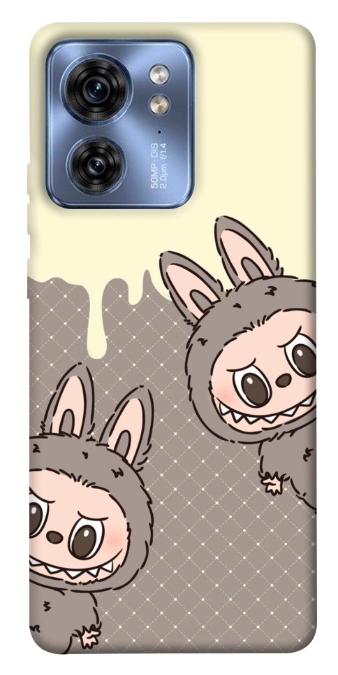Чохол Labubu twins для Motorola Edge 40