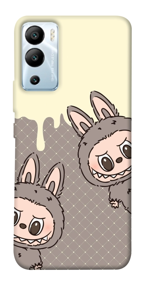 Чохол Labubu twins для Infinix Hot 12i