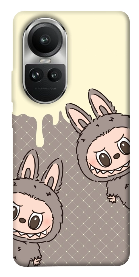 Чехол Labubu twins для Oppo Reno 10