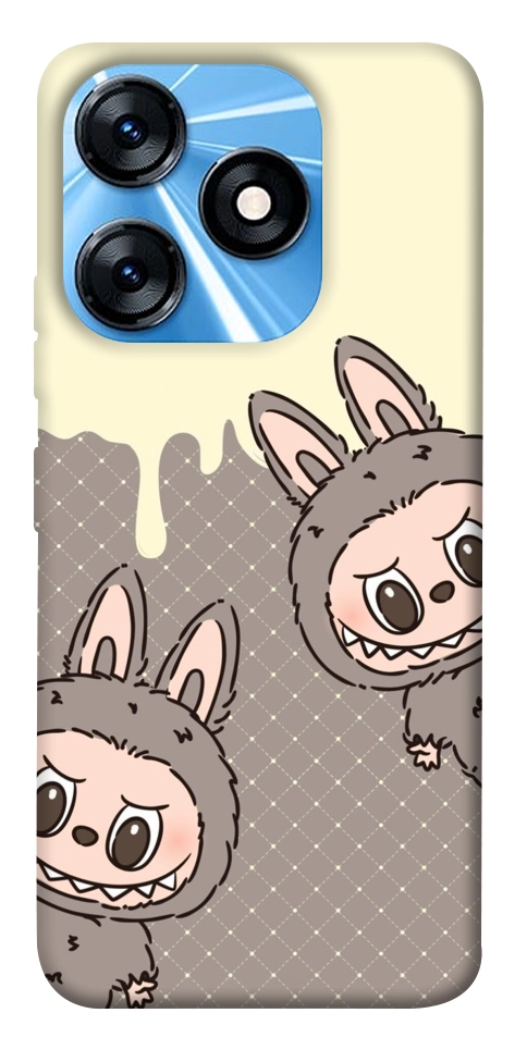 Чехол Labubu twins для TECNO Spark 10