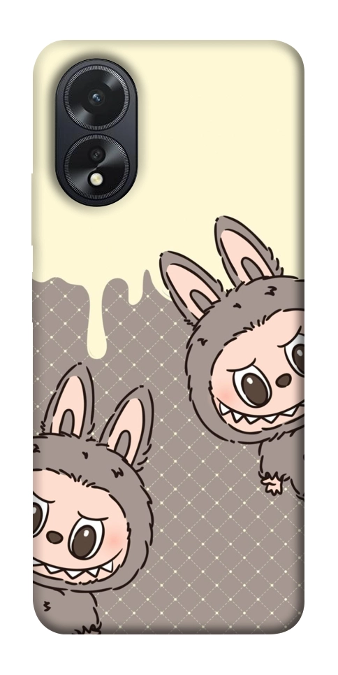 Чохол Labubu twins для Oppo A38