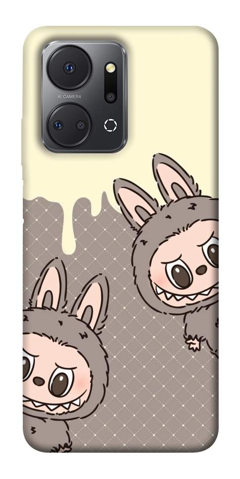 Чехол Labubu twins для Huawei Honor X7a