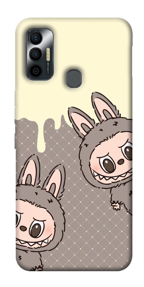 Чохол Labubu twins для TECNO Spark 7