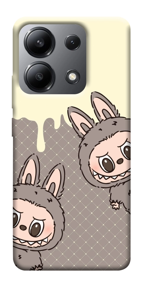 Чехол Labubu twins для Xiaomi Redmi Note 13 4G