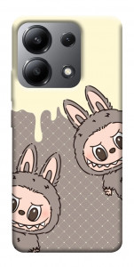 Чехол Labubu twins для Xiaomi Redmi Note 13 4G