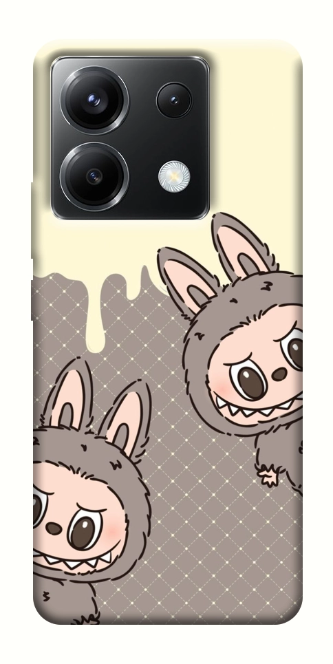 Чохол Labubu twins для Xiaomi Poco X6