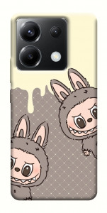 Чехол Labubu twins для Xiaomi Poco X6