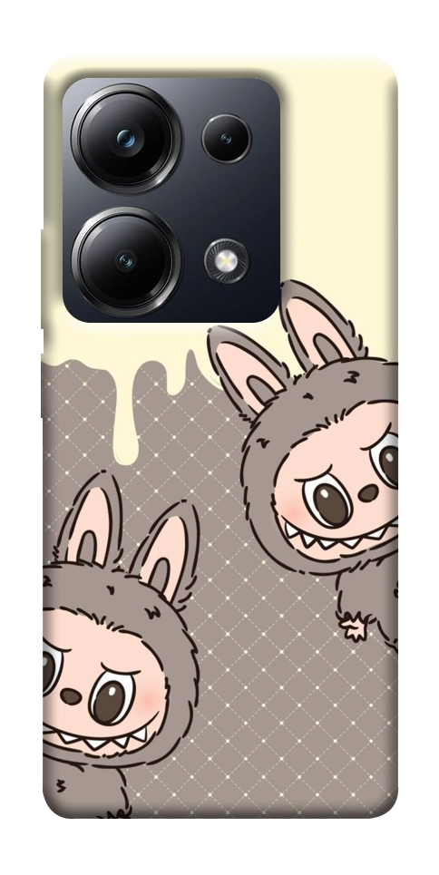 Чохол Labubu twins для Xiaomi Poco M6