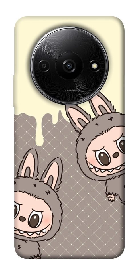 Чехол Labubu twins для Xiaomi Redmi A3