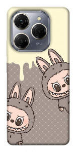 Чохол Labubu twins для TECNO Spark 20 Pro