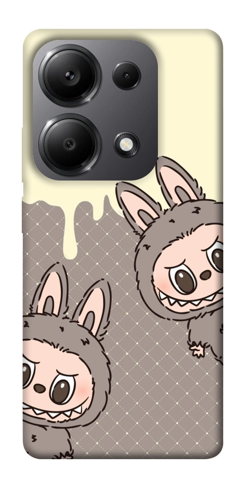 Чохол Labubu twins для Xiaomi Redmi Note 13 Pro 5G