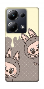 Чохол Labubu twins для Xiaomi Poco M6 Pro 4G