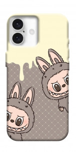 Чохол Labubu twins для iPhone 16 Plus