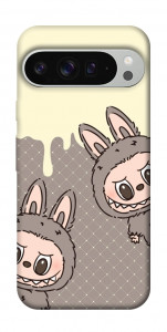 Чехол Labubu twins для Google Pixel 9 Pro XL