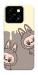 Чехол Labubu twins для ZTE Blade A55 4G