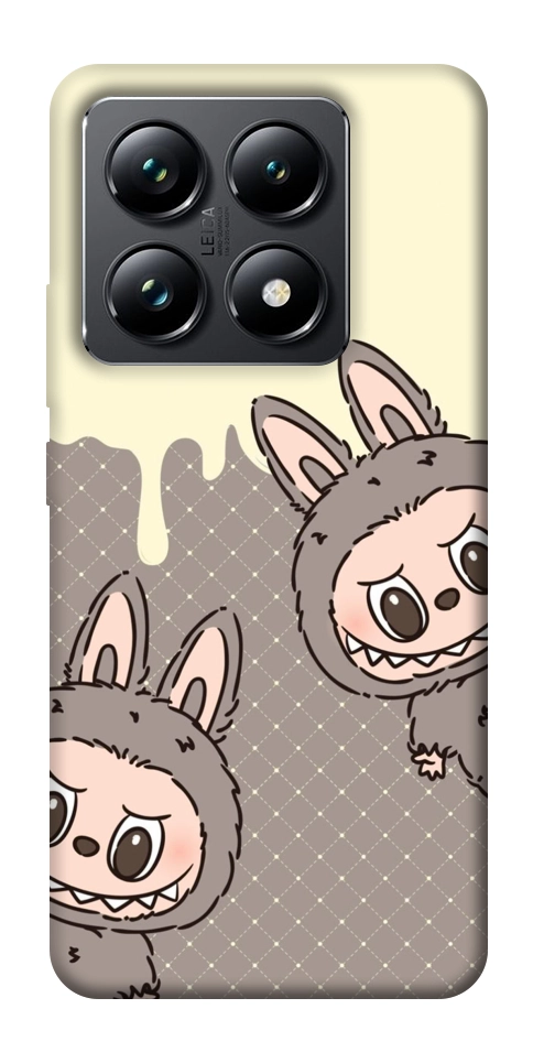 Чехол Labubu twins для Xiaomi 14T Pro