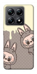 Чехол Labubu twins для Xiaomi 14T Pro