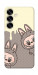 Чохол Labubu twins для Galaxy S25+