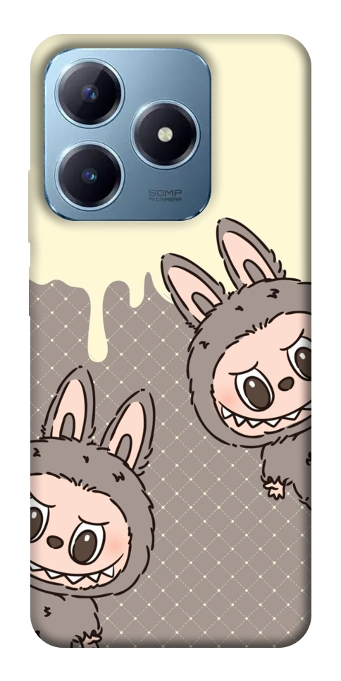 Чехол Labubu twins для Realme C63 4G