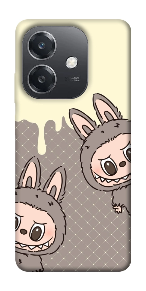 Чехол Labubu twins для Oppo A3 4G