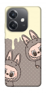 Чохол Labubu twins для Oppo A3 4G