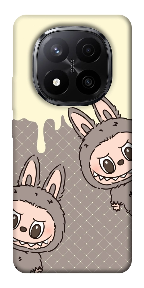 Чехол Labubu twins для Xiaomi Redmi Note 14 Pro+ 5G
