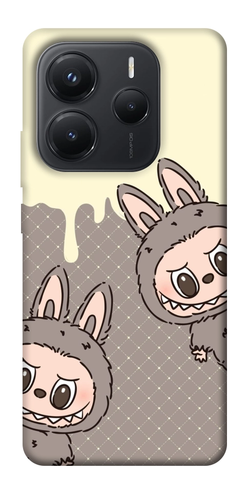 Чохол Labubu twins для Xiaomi Redmi Note 14 5G
