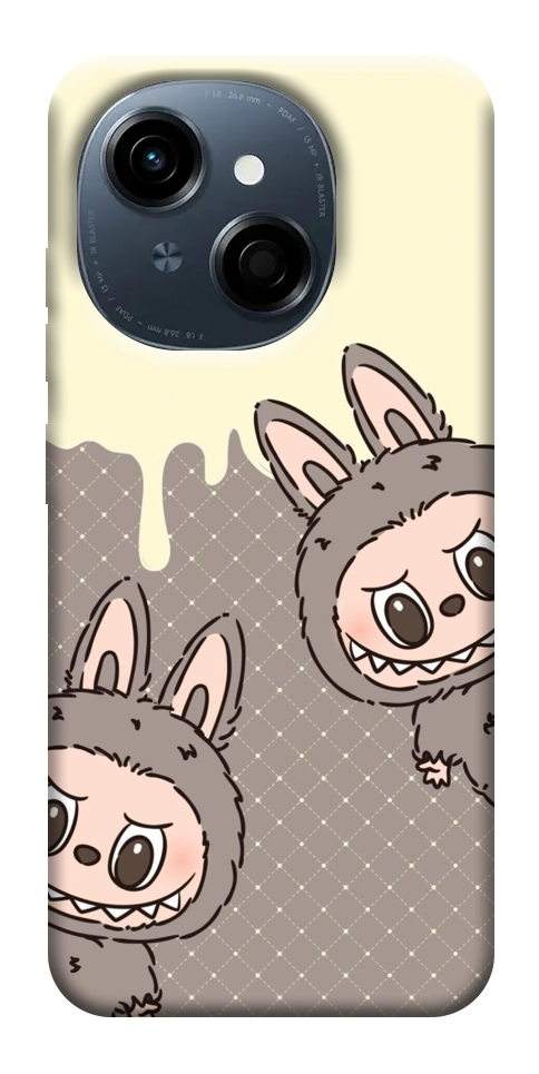 Чохол Labubu twins для TECNO Spark Go 1 (KL4)