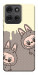 Чехол Labubu twins для Motorola Moto G75 5G