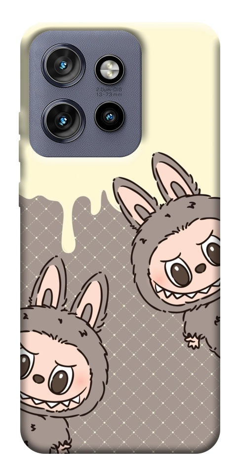 Чохол Labubu twins для Motorola Edge 50 Neo