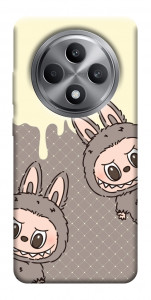 Чохол Labubu twins для Oppo Reno 12 F 4G